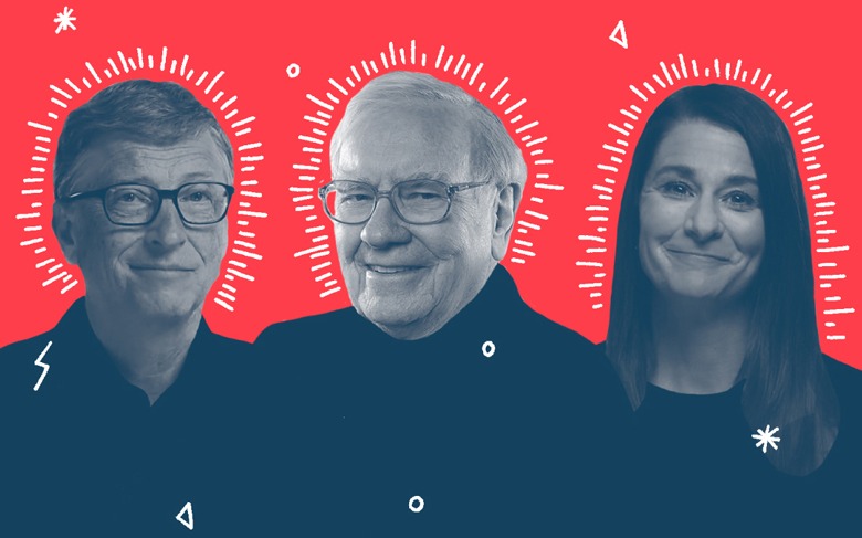 Bill Gates, Warren Buffett, and Melinda French Gates
