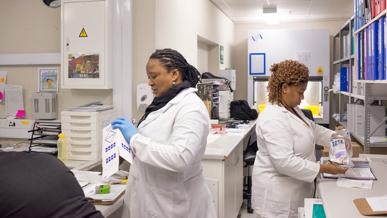 A lab at the Wits Reproductive Health & HIV Institute in Johannesburg, South Africa. 