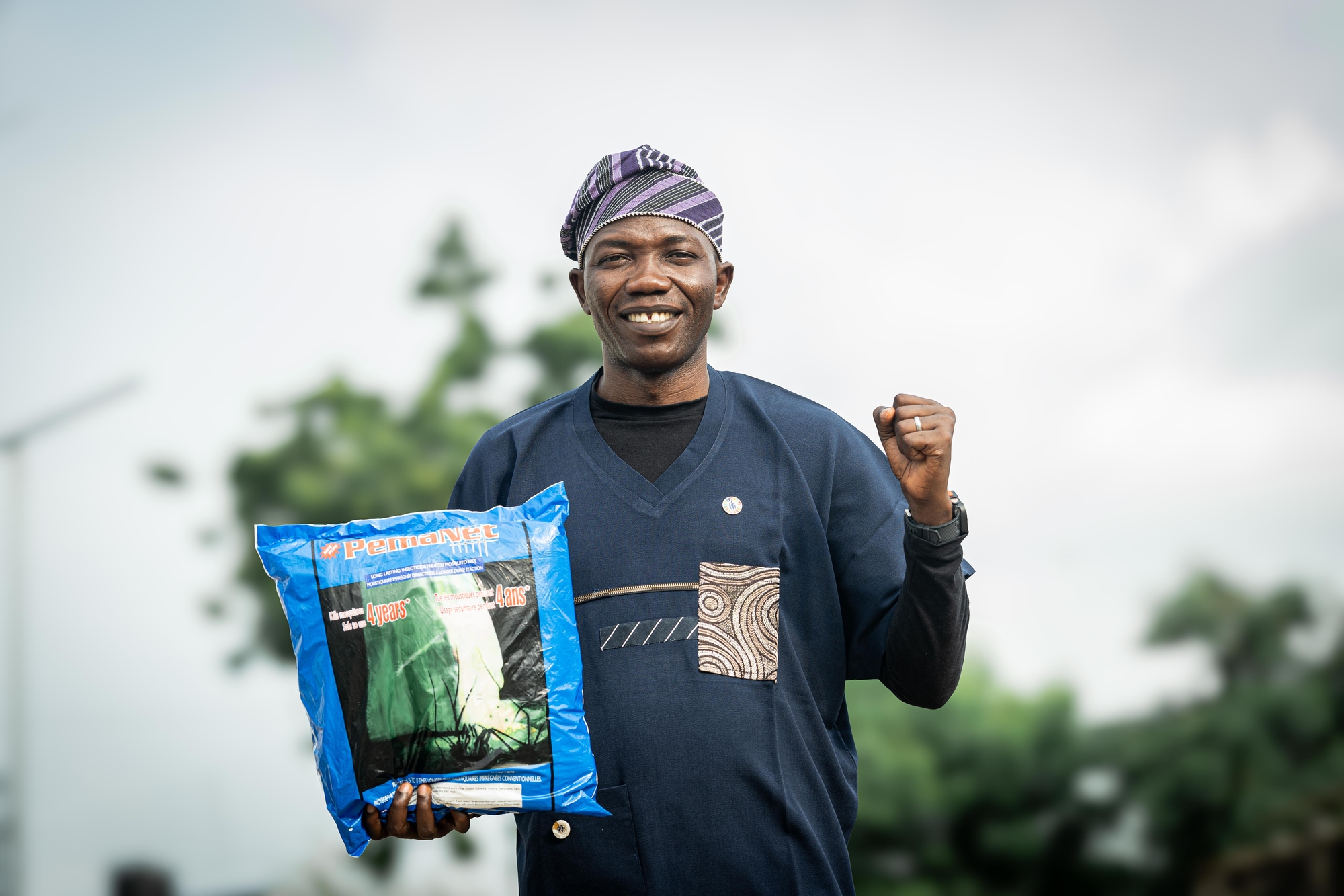 Semiye Michael Larayetan photographed in Nigeria. 