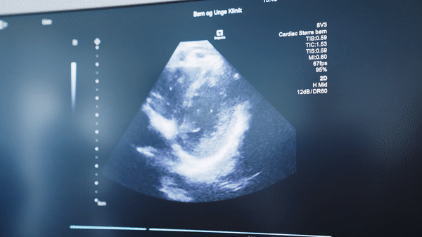 An ultrasound examination.