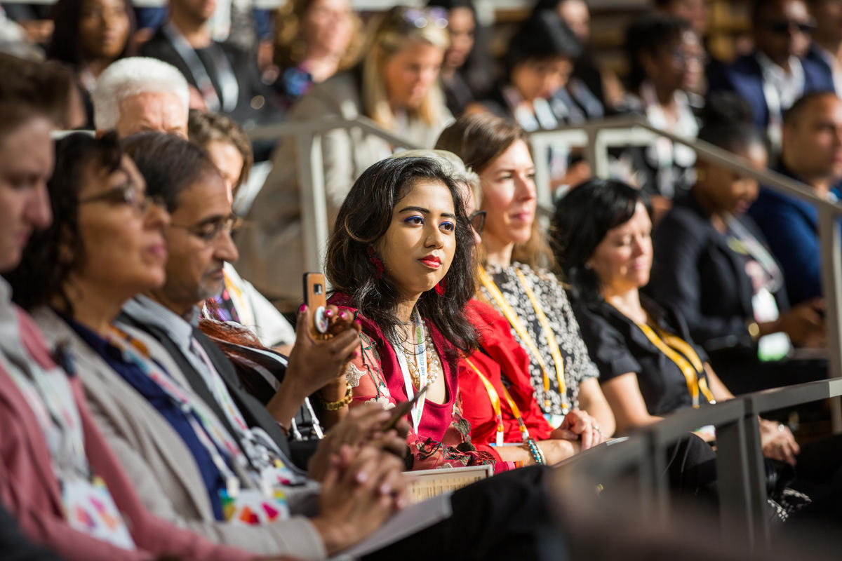 A view of the audience at Goalkeepers 2019. ©Gates Archive/Kevin Hagen
