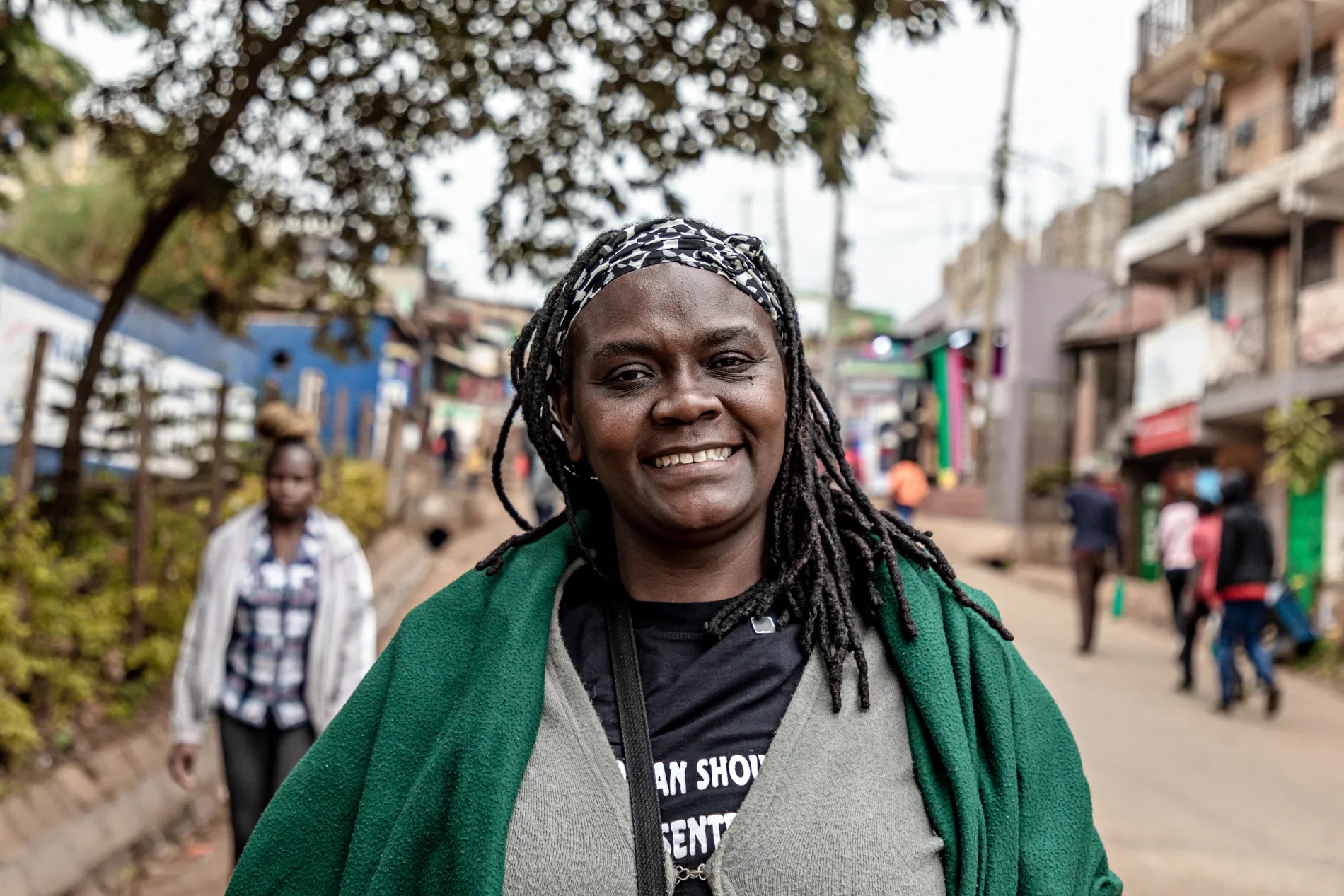 Headshot of Josephine Barasa, a community health worker, in Kangemi, Nairobi county.